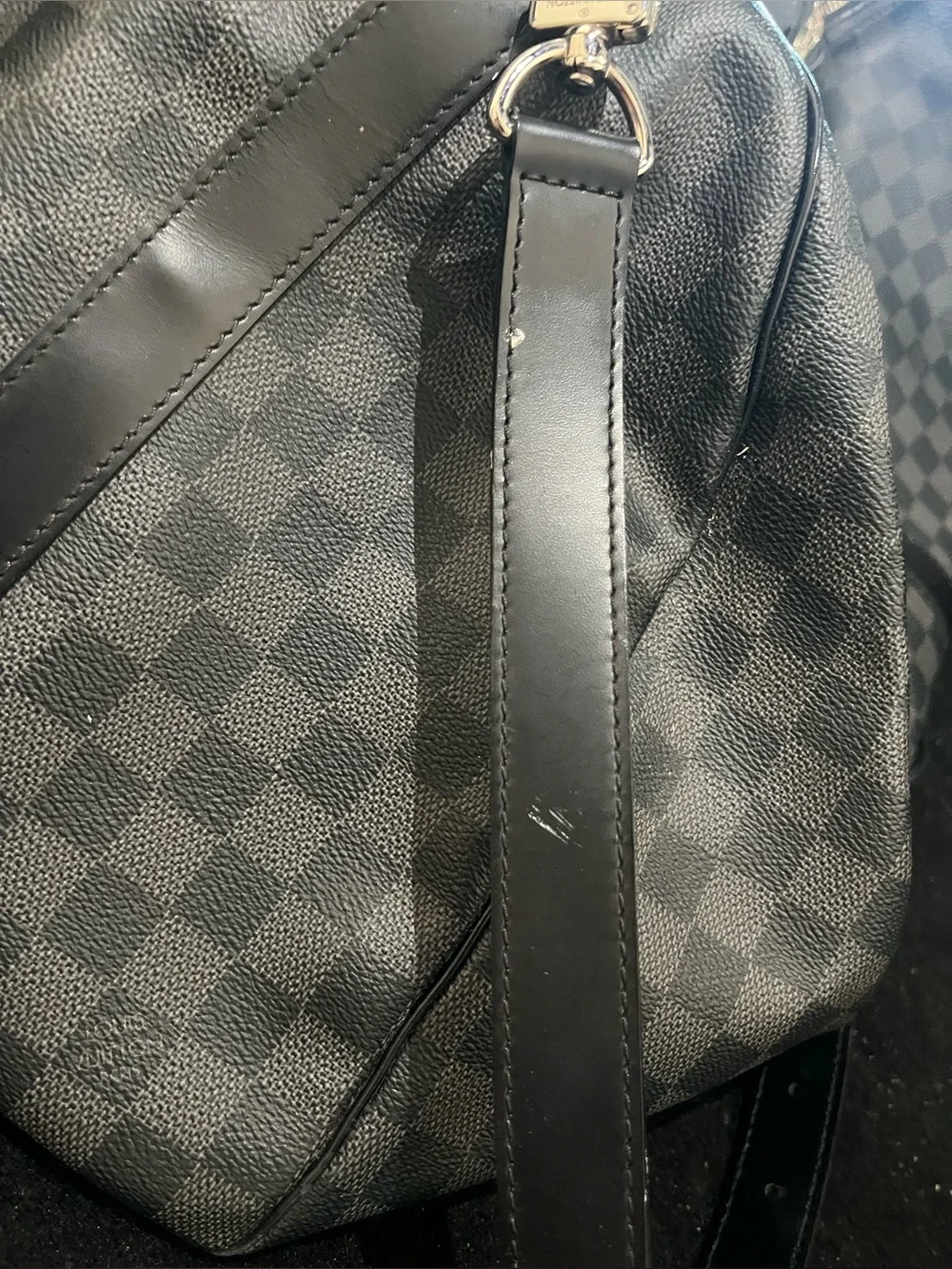 Louis Vuitton Keepall Bandouliére 55 - Damier Graphite Canvas